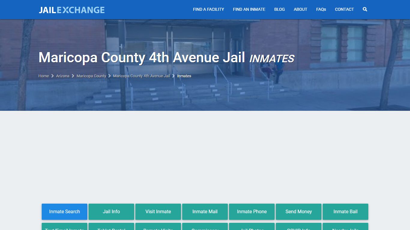 Maricopa County 4th Avenue Jail Inmates - JAIL EXCHANGE